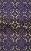 Rhodes metallic brocade (violet/gold)
