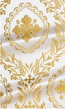 Patras metallic brocade (white/gold)