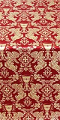 Greek Chalice metallic brocade (red/gold)