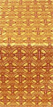 Big Cross metallic brocade (yellow/gold)