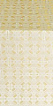Big Cross metallic brocade (white/gold)