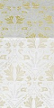 Repida metallic brocade (white/gold)