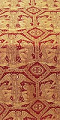 Trinity metallic brocade (red/gold)