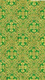 Pharos metallic brocade (green/gold)
