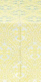 Pharos metallic brocade (white/gold)