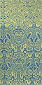 Morozko metallic brocade (blue/gold)