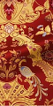 Constantinople metallic brocade (red/gold)