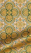 Colchis metallic brocade (green/gold)