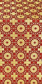 Mira Lycia metallic brocade (red/gold)