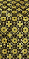 Mira Lycia silk (rayon brocade) (black/gold)