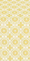 Mira Lycia silk (rayon brocade) (white/gold)