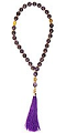 Orthodox prayer rope 30 knots - Amethyst