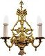 Church 2-light sconce with cross