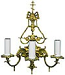Church 3-light sconce with cross