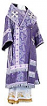 Bishop vestments - metallic brocade B (violet-silver)