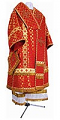 Bishop vestments - metallic brocade B (red-gold)