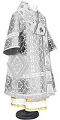 Bishop vestments - metallic brocade BG1 (white-silver)
