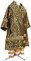 Bishop vestments - metallic brocade BG2 (black-gold)
