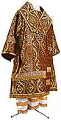 Bishop vestments - metallic brocade BG3 (claret-gold)