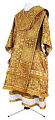 Bishop vestments - metallic brocade BG3 (yellow-gold)