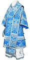 Bishop vestments - metallic brocade BG4 (blue-silver)