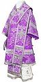 Bishop vestments - metallic brocade BG4 (violet-silver)