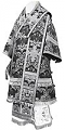 Bishop vestments - metallic brocade BG4 (black-silver)