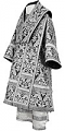 Bishop vestments - metallic brocade BG5 (black-silver)