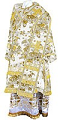 Bishop vestments - rayon Chinese brocade (white-gold)