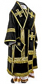 Bishop vestments - natural German velvet (black-gold)