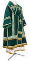 Bishop vestments - natural German velvet (green-gold)