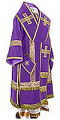 Bishop vestments - natural German velvet (violet-gold)
