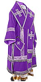 Bishop vestments - natural German velvet (violet-silver)