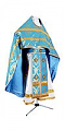 Russian Priest vestments - metallic brocade B (blue-gold)