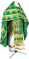Russian Priest vestments - metallic brocade B (green-gold)