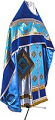 Russian Priest vestments - metallic brocade BG1 (blue-gold)