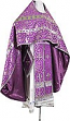 Russian Priest vestments - metallic brocade BG1 (violet-silver)