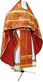 Russian Priest vestments - metallic brocade BG1 (red-gold)
