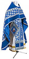 Russian Priest vestments - metallic brocade BG2 (blue-silver)