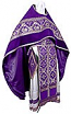 Russian Priest vestments - metallic brocade BG2 (violet-silver)
