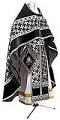Russian Priest vestments - metallic brocade BG2 (black-silver)