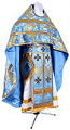Russian Priest vestments - metallic brocade BG3 (blue-gold)