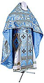 Russian Priest vestments - metallic brocade BG3 (blue-silver)