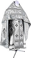 Russian Priest vestments - metallic brocade BG3 (white-silver)