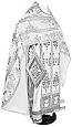 Russian Priest vestments - metallic brocade BG4 (white-silver)