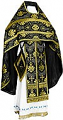 Russian Priest vestments - rayon brocade S2 (black-gold)