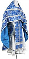 Russian Priest vestments - rayon brocade S3 (blue-silver)