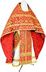 Russian Priest vestments - rayon brocade S4 (red-gold)