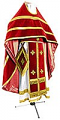 Russian Priest vestments - natural German velvet (red-gold)