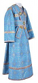 Subdeacon vestments - metallic brocade B (blue-gold)